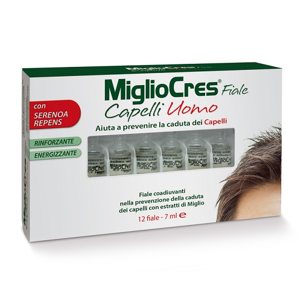MIGLIOCRES FIALE CAPELLI UOMO 12 FIALE - Farmadillo