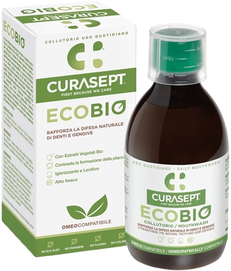 CURASEPT COLLUTORIO ECOBIO 300 ML PHARMADENT - Farmadillo