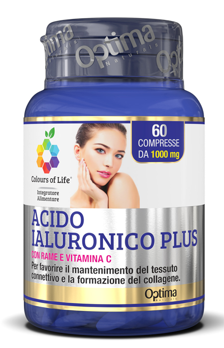 COLOURS OF LIFE ACIDO IALURONICO PLUS 60 COMPRESSE 1000 MG - Farmadillo