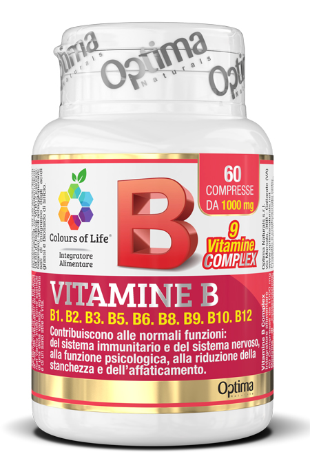 COLOURS OF LIFE VITAMINE B COMPLEX 60 COMPRESSE 1000 MG - Farmadillo