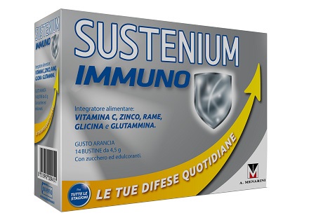 SUSTENIUM IMMUNO ENERGY 14 BUSTINE DA 4,5 G - Farmadillo