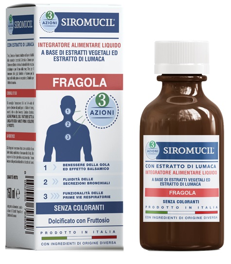 SIROMUCIL 3 AZIONI FRAGOLA 150 ML - Farmadillo