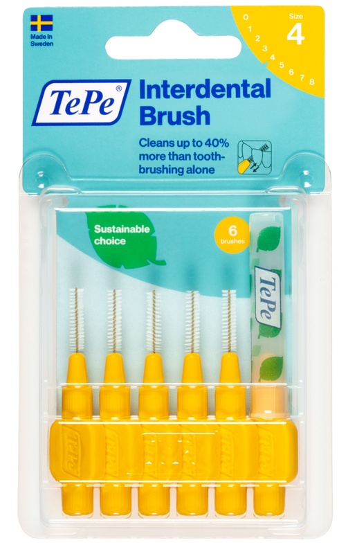 TEPE SCOVOLINO GIALLO 0,7 MM 6 PEZZI - Farmadillo