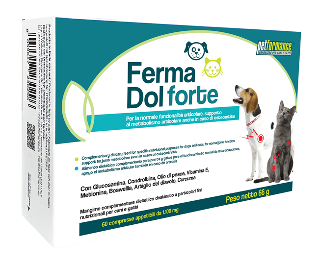 PETFORMANCE FERMA DOL FORTE 60 COMPRESSE - Farmadillo