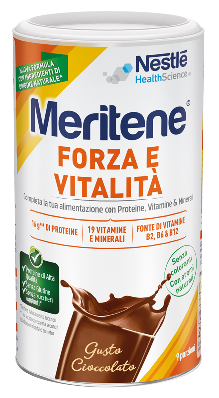 MERITENE FORZA E VITALITA' CIOCCOLATO 270 G - Farmadillo
