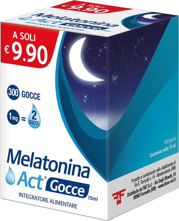 MELATONINA ACT GOCCE 15 ML - Farmadillo