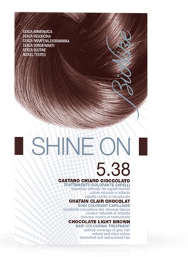 BIONIKE SHINE ON 5,38 CASTANO CHIARO CIOCCOLATO 125 ML - Farmadillo