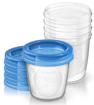 AVENT VASETTI VIA COPERCHIO 180 ML 5 PEZZI - Farmadillo