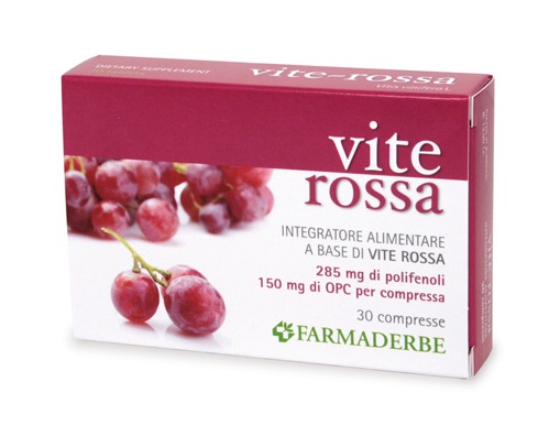 VITE ROSSA 30 COMPRESSE - Farmadillo