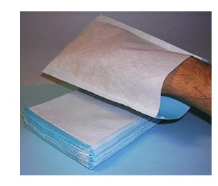 MANOPOLA IMPERMEABILE NON SAPONATA COLORE AZZURRO 100 PEZZI - Farmadillo