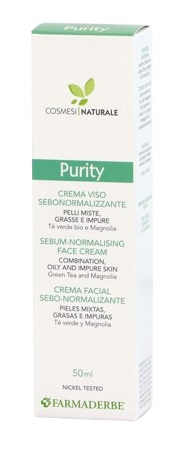 PURITY CREMA VISO SEBONORMALIZZANTE 50 ML - Farmadillo