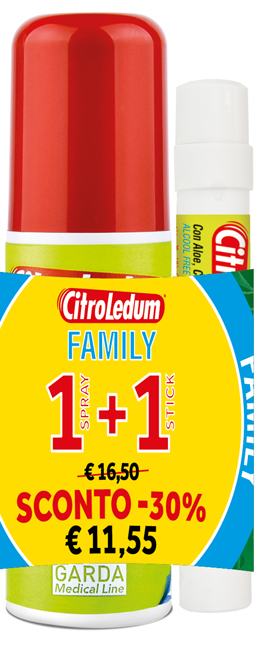 CITROLEDUM FAMILY KIT SPRAY 75 ML + STICK 10 ML - Farmadillo