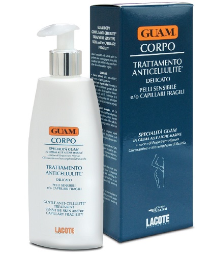 GUAM CREMA CORPO TRATTAMENTO ANTICELLULITE DELICATO PER PELLI SENSIBILI E O CAPILLARI FRAGILI 200 ML - Farmadillo