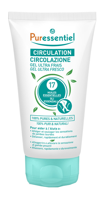 PURESSENTIEL GEL ULTRA FRESCO CIRCOLAZIONE 17 OLI ESSENZIALI 125 ML - Farmadillo