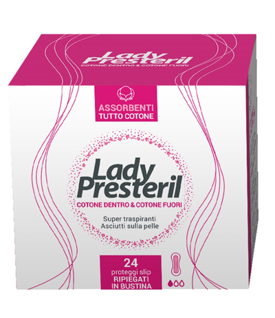 LADY PRESTERIL COTTON POWER PROTEGGI SLIP POCKET ANATOMICI RIPIEGATI PROMO 24 PEZZI - Farmadillo