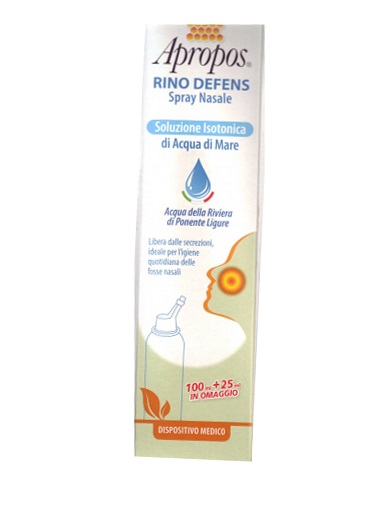 APROPOS RINO DEFENS SOLUZIONE ISOTONICA 125 ML - Farmadillo