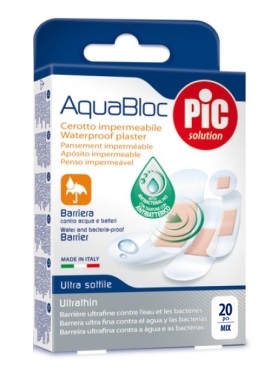 CEROTTO PIC AQUABLOC MIX ANTIBATTERICO 20 PEZZI - Farmadillo