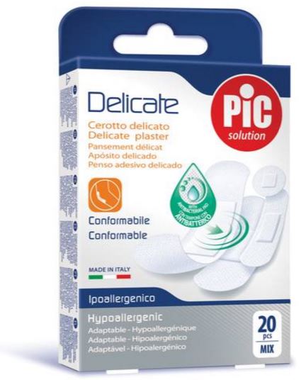 CEROTTO PIC DELICATE MIX 20 CEROTTI ANTIBATTERICO - Farmadillo