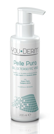 YOUDERM PELLE PURA GEL DETERGENTE VISO 200 ML - Farmadillo