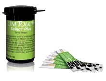 STRISCE MISURAZIONE GLICEMIA ONETOUCH SELECT PLUS 25 STRISCE - Farmadillo