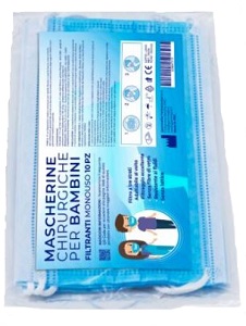 MASCHERINA CHIRURGICA BIMBO 10 PEZZI - Farmadillo