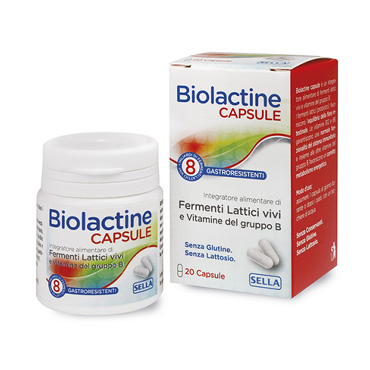 BIOLACTINE FERMENTI + VITAMINE 20 CAPSULE - Farmadillo