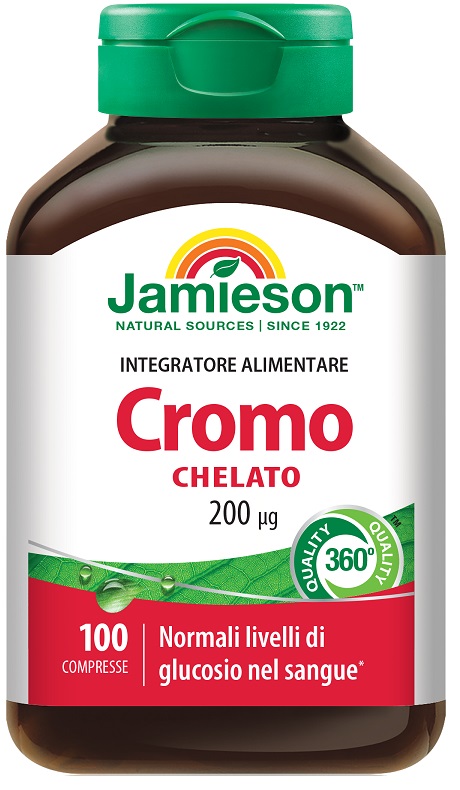 JAMIESON CROMO CHELATO 100 COMPRESSE - Farmadillo