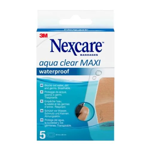 CEROTTO NEXCARE AQUA 360 60X89 MAXI 5 PEZZI - Farmadillo