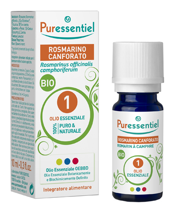 PURESSENTIEL ROSMARINO CANFORA OLIO ESSENZIALE BIO 10 ML - Farmadillo