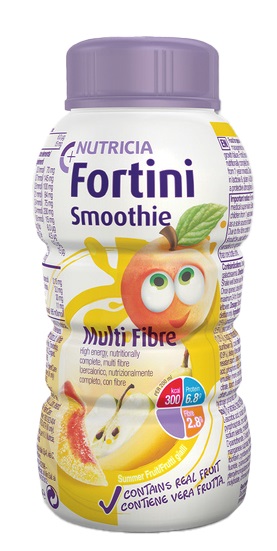 FORTINI SMOOTHIE MULTI FIBRE GUSTO FRUTTI GIALLI 200 ML - Farmadillo