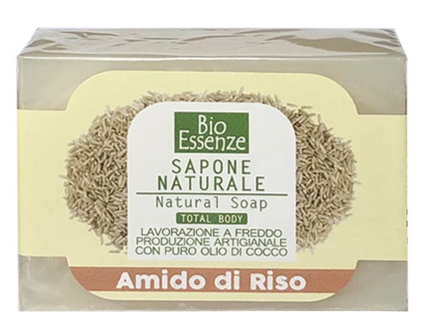 BIO ESSENZE SAPONE NATURALE AMIDO DI RISO 100 G - Farmadillo