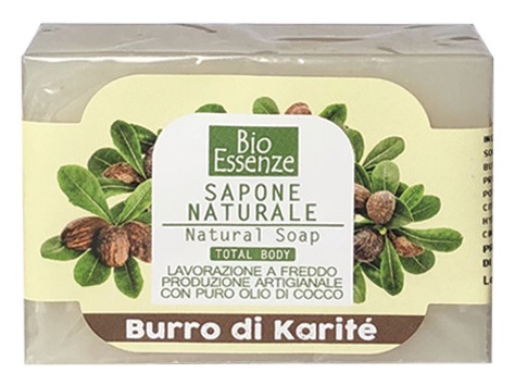 BIO ESSENZE SAPONE NATURALE BURRO DI KARITE' 100 G - Farmadillo