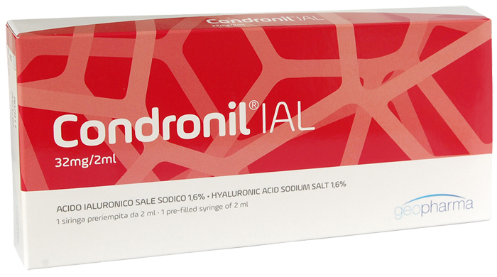 SIRINGA INTRA-ARTICOLARE CONDRONIL IAL ACIDO IALURONICO 1,6% 2 ML - Farmadillo