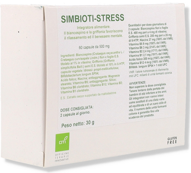 SIMBIOTI-STRESS 60 CAPSULE - Farmadillo
