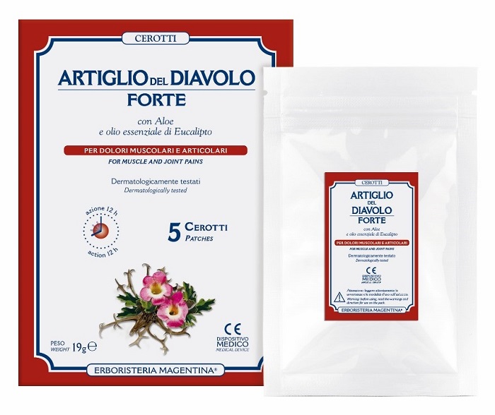 ARTIGLIO DEL DIAVOLO FORTE CEROTTO 5 PEZZI - Farmadillo