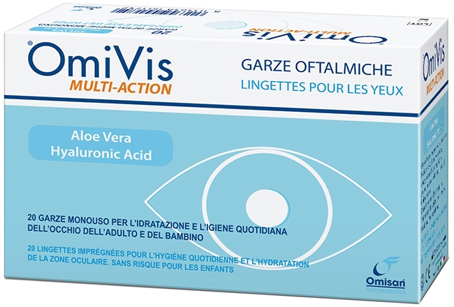 GARZE OFTALMICHE OMIVIS 20 PEZZI - Farmadillo
