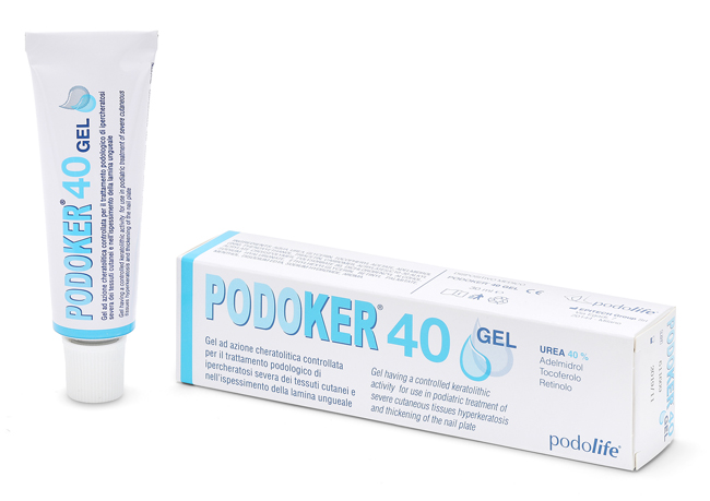 PODOKER 40 GEL AZIONE CHERATOLITICA TUBO DA 30 ML CON APPLICATORE - Farmadillo