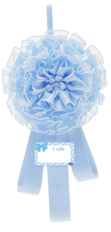 CHICCO ANNUNCIO NASCITA FIOCCO AZZURRO - Farmadillo