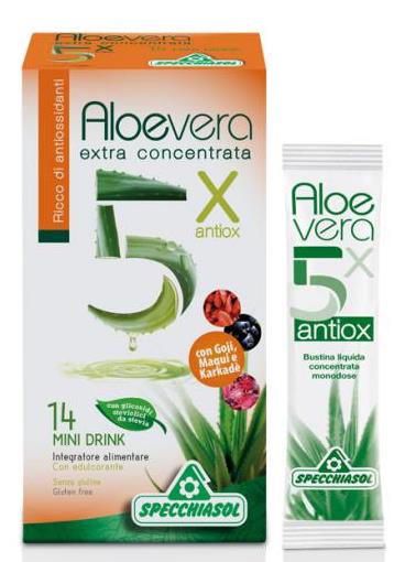 ALOE 5X CON ANTIOSSIDANTI 14 BUSTINE - Farmadillo
