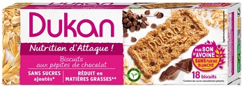 DUKAN EXPERT BISCOTTO CRUSCA GOCCE DI CIOCCOLATO 225 G - Farmadillo