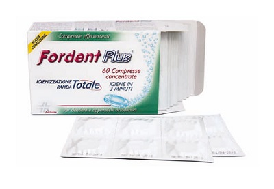FORDENT PLUS 60 COMPRESSE CONCENTRATE PER DENTIERE E APPARECCHI ORTODONTICI - Farmadillo
