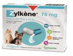 ZYLKENE CANI E GATTI FINO A 10KG 20 CAPSULE 75 MG - Farmadillo