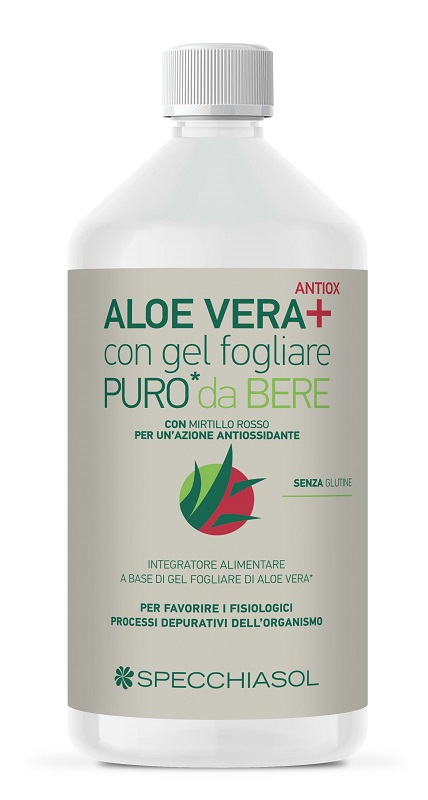 SUCCO ALOEVERA+ ALOE/MIRTILLO ROSSO 1 LITRO - Farmadillo