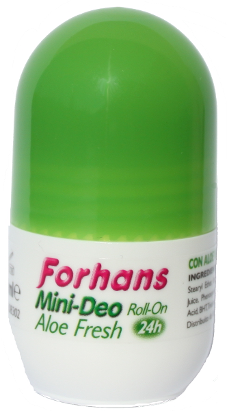 FORHANS MINI DEO ALOE FRESH 20 ML - Farmadillo