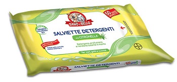 SANO E BELLO SALVIETTE DETERGENTI CITRONELLA 50 PEZZI - Farmadillo