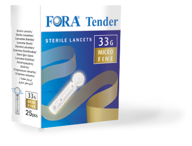LANCETTE PUNGIDITO FORA TENDER 33 GAUGE 25 PEZZI - Farmadillo