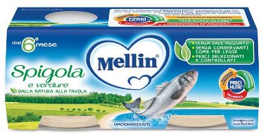 MELLIN OMOG SPIGOLA 2 X 80 G - Farmadillo