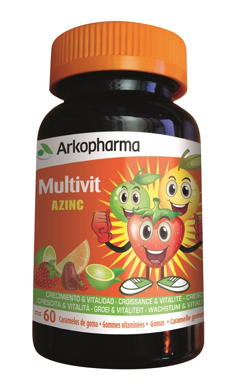 ARKOVITAL MULTIVIT AZINC 60 CARAMELLE GOMMOSE ALLA FRUTTA - Farmadillo