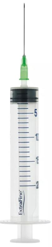SIRINGA EXTRAFINE 20 ML CON AGO 2 GAUGE 21 0,80X40MM CONO ECCENTRICO 1 PEZZO - Farmadillo