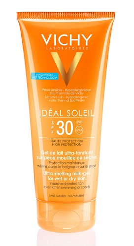 IDEAL SOLEIL GEL WET CORPO SPF30 200 ML - Farmadillo